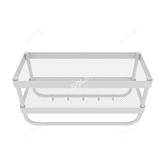 Sleek and Spacious IKEA Hanger 3D model image 2