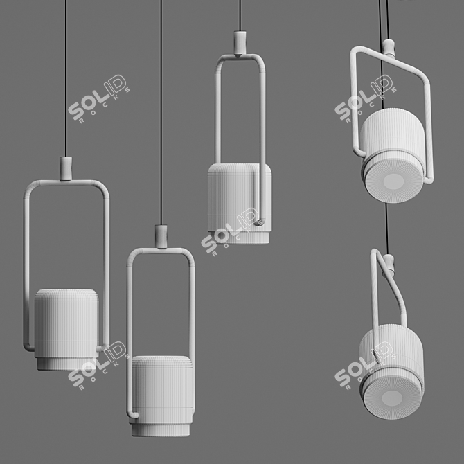 Elegante Pendant Light: Stilfort's Luxurious Illumination 3D model image 3