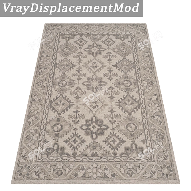 Versatile High-Quality Carpets Set 3D model image 3