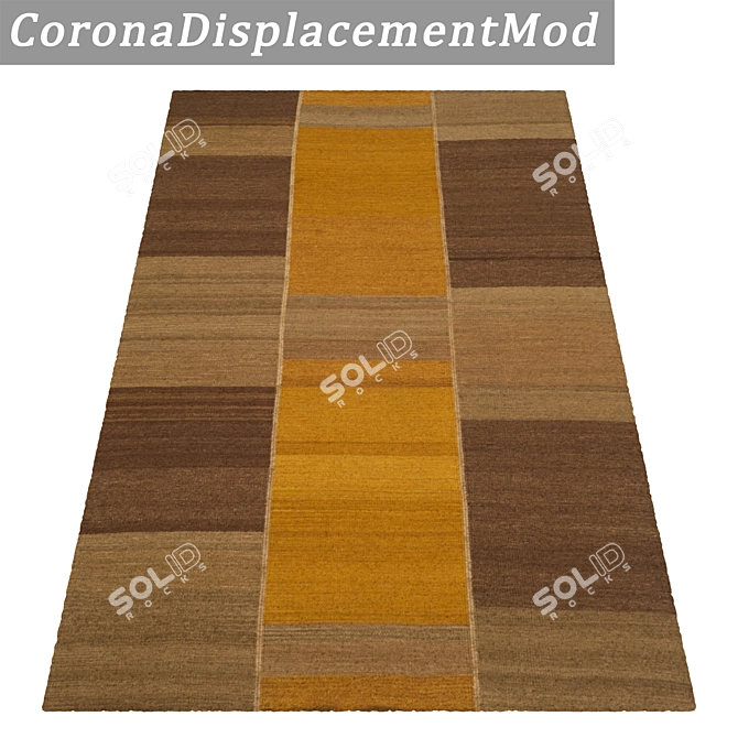 Luxury Carpet Set: High Quality Textures, 3 Variants 3D model image 4