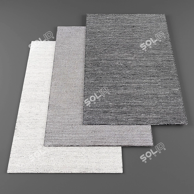 High Resolution Rugs Bundle 3D model image 1