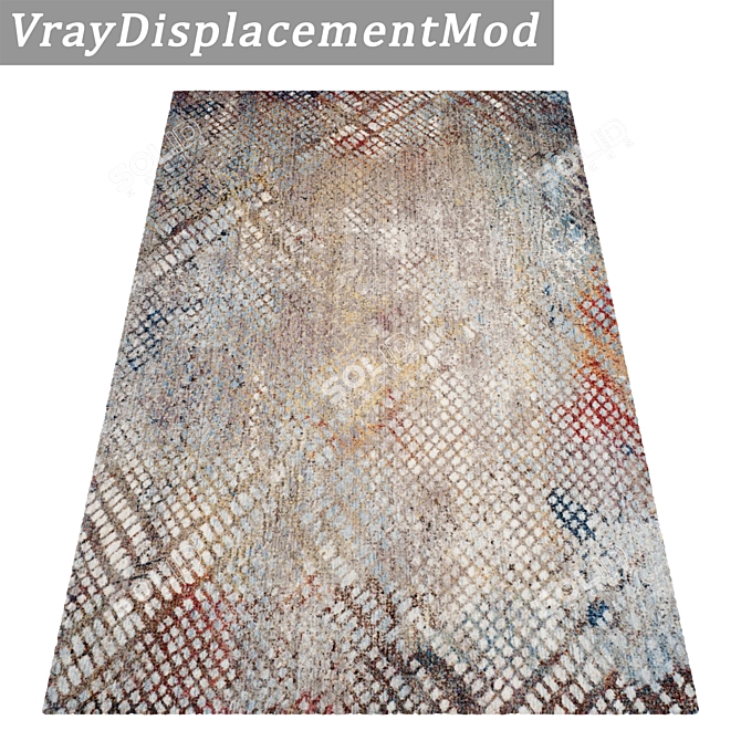 Luxury Carpets Set: High-quality Textures & Versatile Designs 3D model image 3