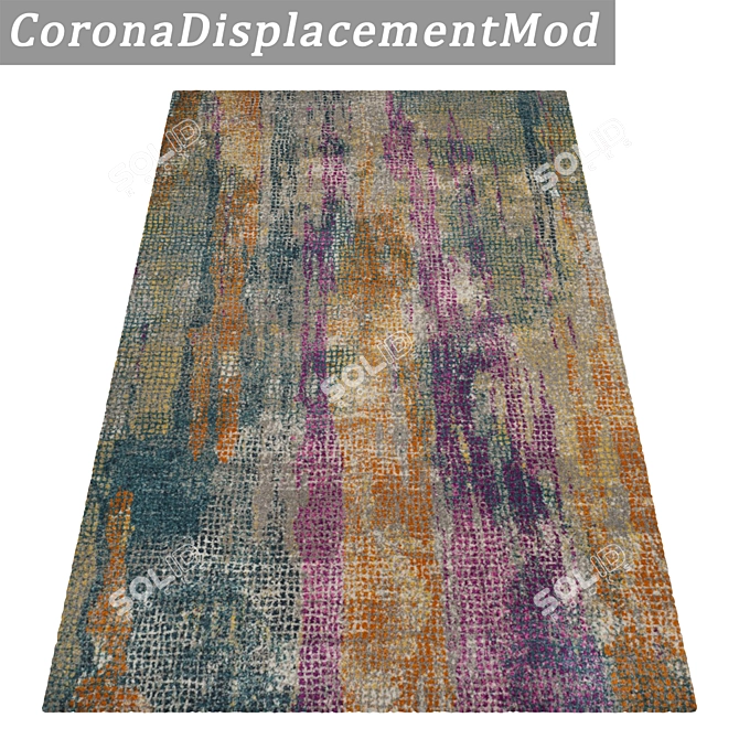 Luxury Carpets Set: High-quality Textures & Versatile Designs 3D model image 4