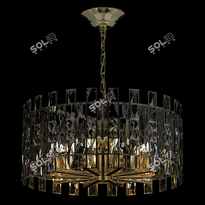 Diora 4121-8 Chandelier: Classic Elegance with 8 Lights 3D model image 2