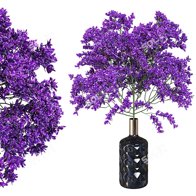 Elegant Flower Vase: Stunning Home Decor 3D model image 2