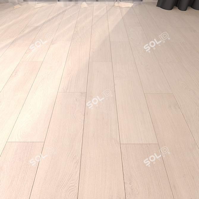Essence Maple Parquet 15x90: Multi-Texture Flooring 3D model image 1