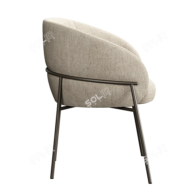 Sleek RIMO Chair: Customizable Comfort 3D model image 3