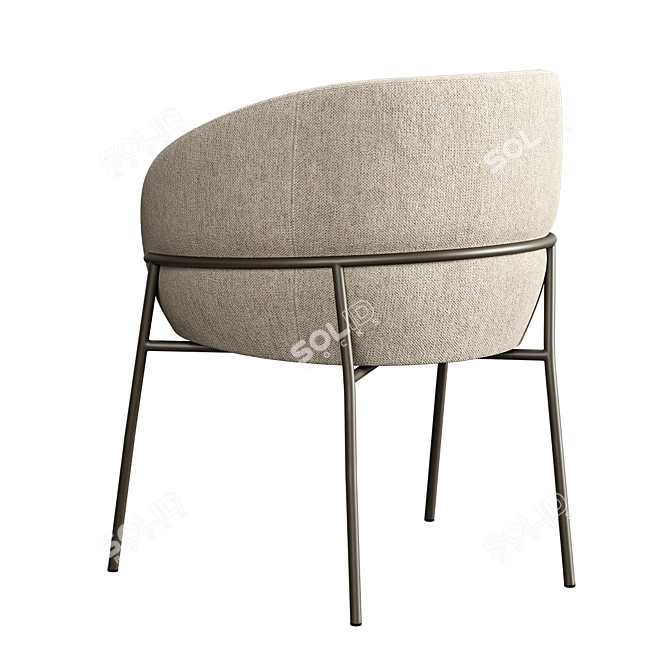 Sleek RIMO Chair: Customizable Comfort 3D model image 4