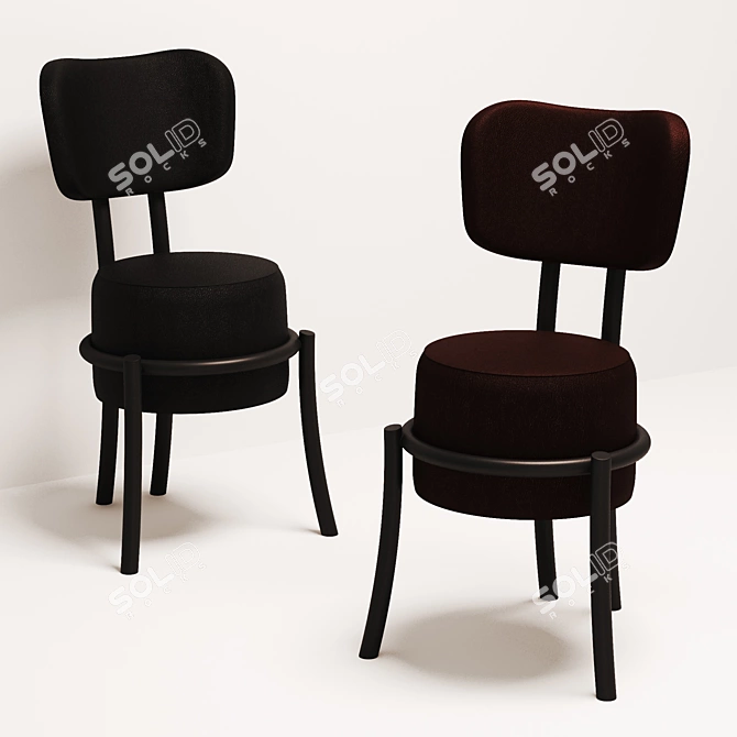 Elegant Propro BB-0 Chair 3D model image 1