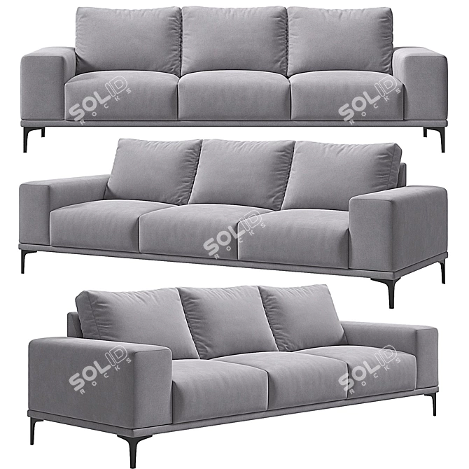 Emerson KAZA: The Ultimate Sofa 3D model image 1