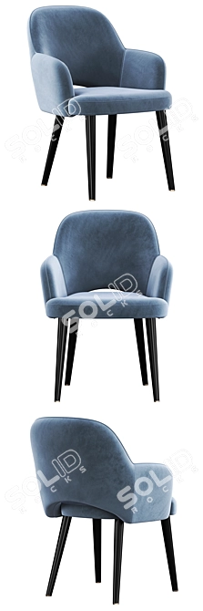 Modern Martin Chair: Sleek Design & Versatile 3D model image 2