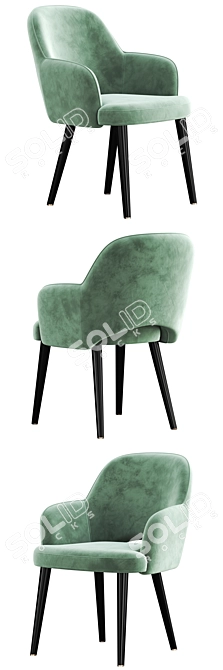 Modern Martin Chair: Sleek Design & Versatile 3D model image 4