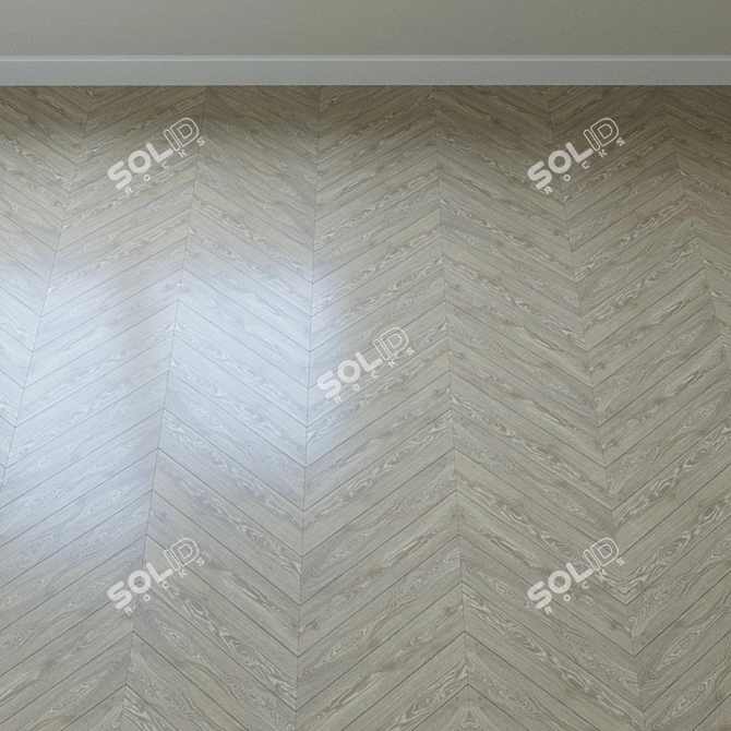 Supreme Classic Satin Oak Parquet 3D model image 3