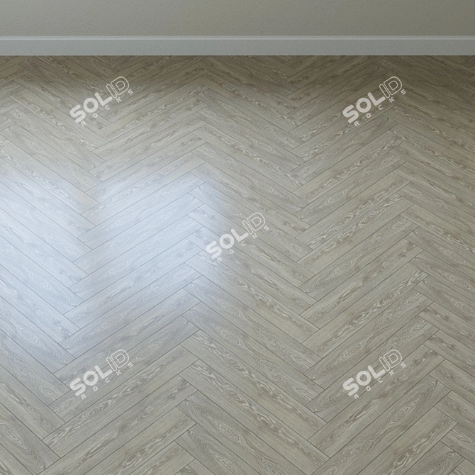 Supreme Classic Satin Oak Parquet 3D model image 4