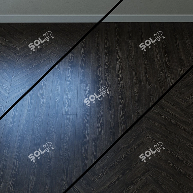 Night Oak Parquet Supreme Classic 3D model image 1