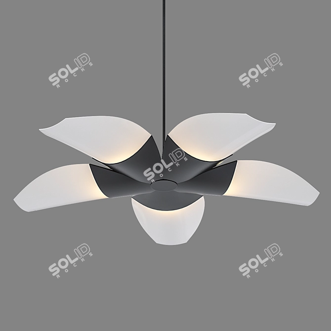 Ethereal Utopia Chandelier 3D model image 1