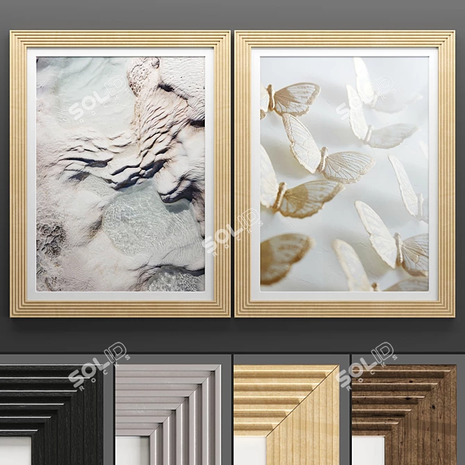 Art Frame 656: Stylish & Versatile Home Decor 3D model image 1