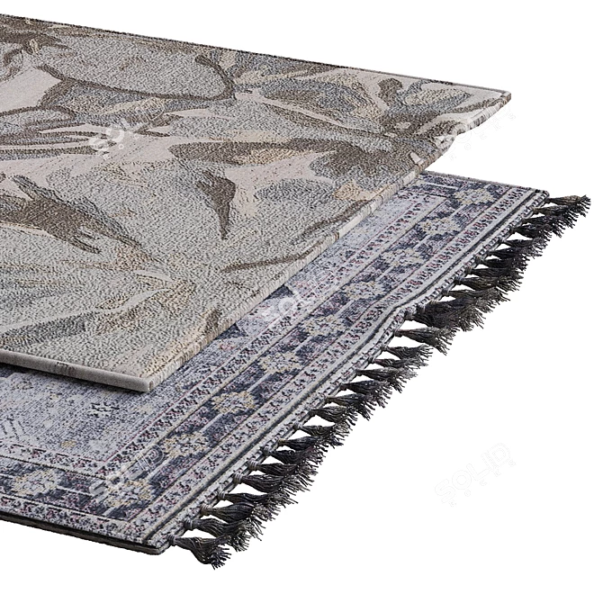 Elegant Interior Carpets 3D model image 2