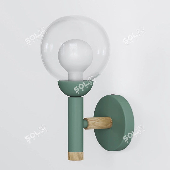 Scandinavian Style Wall Sconce - Egle 3D model image 7