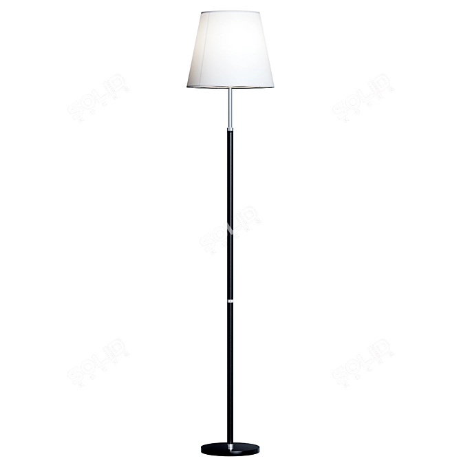 "Glen" Vintage Floor Lamp 3D model image 1