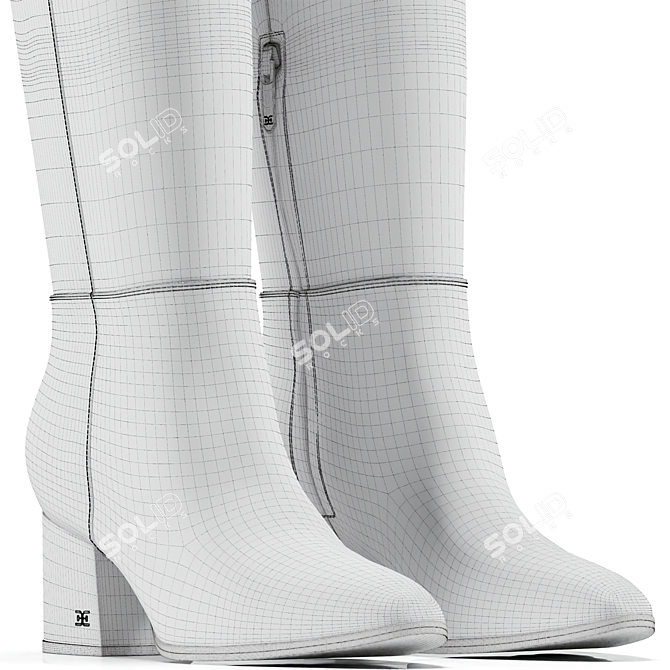 Kerby Whiskey Boot: High-Quality Poly Boot for V-Ray Users 3D model image 3