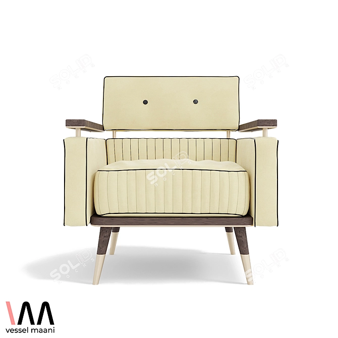 Modern Comfort: Ingo Chair 3D model image 1