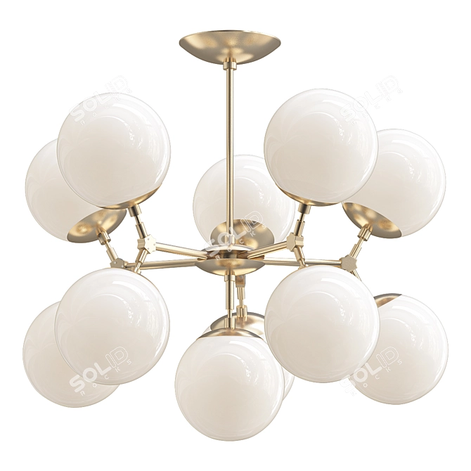 Cosma Chandelier - Elegant Lighting for your Space 3D model image 1