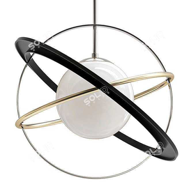 Luminous Elegance: Apogee Pendant Light 3D model image 1