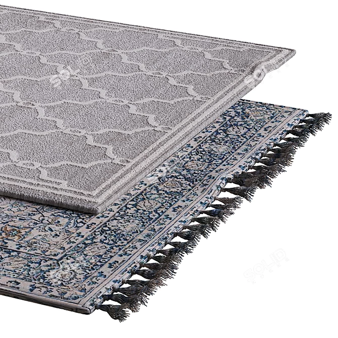 Elegant Interior Rugs 3D model image 2