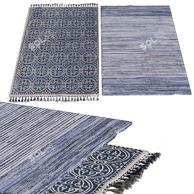 Elegant Interiors, Capacious Carpets 3D model image 1