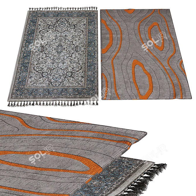 Title: Interior Carpets 3D model image 1