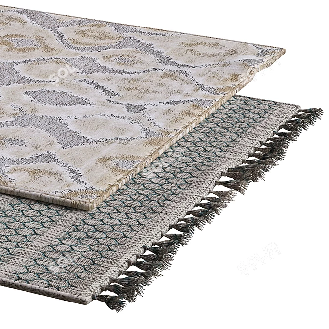 Modern Interior Carpets 3D model image 2