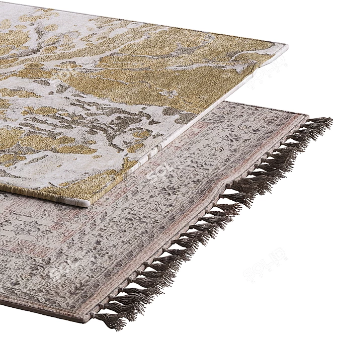 Luxury Interior Rugs 3D model image 2