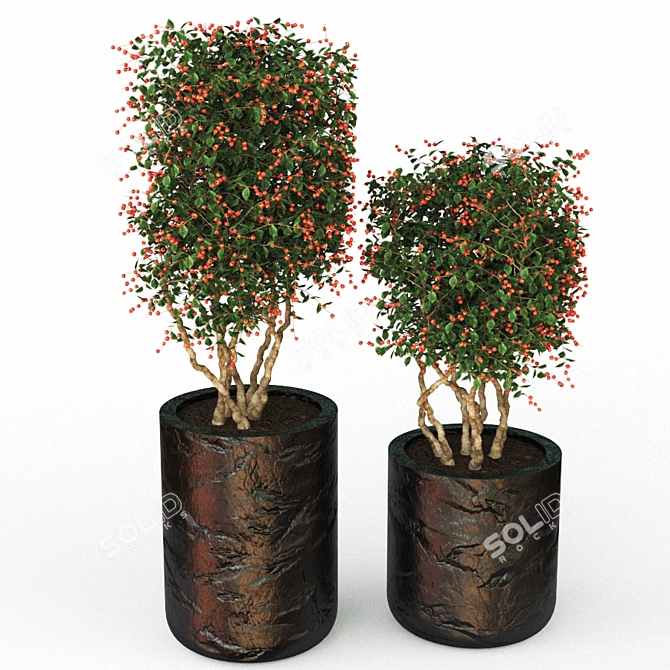 PolyCount: 414k | Unique Plant 3D model image 2