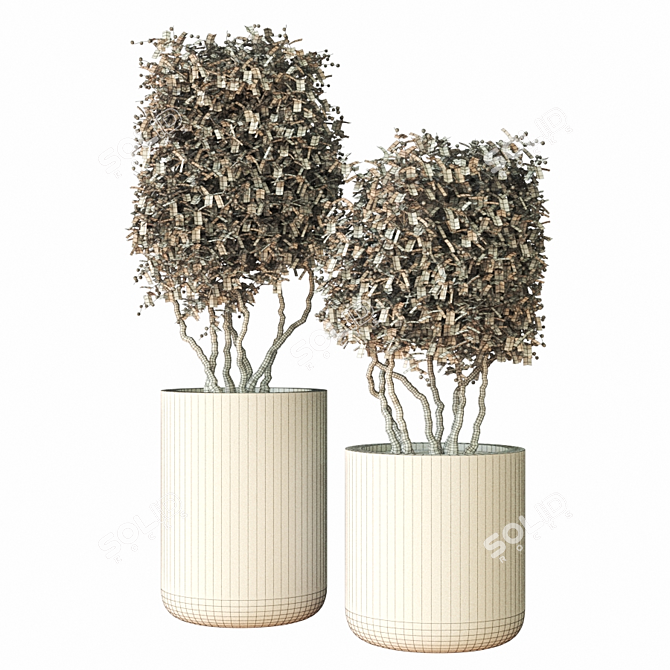 PolyCount: 414k | Unique Plant 3D model image 3