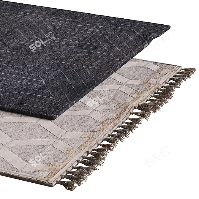 Elegant Interior Rugs 3D model image 2