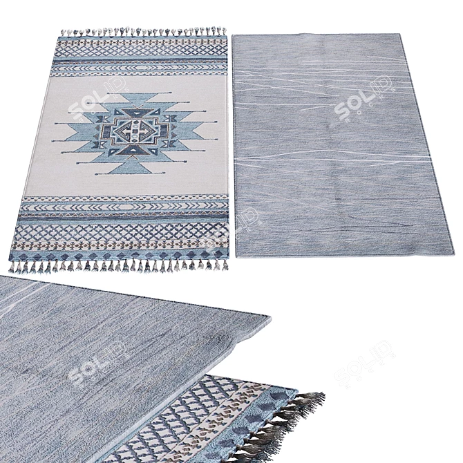 Elegant Interior Carpets 3D model image 1