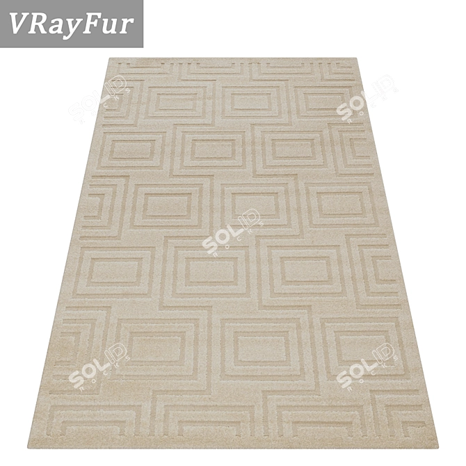 High-Quality Carpets Set 3D model image 2