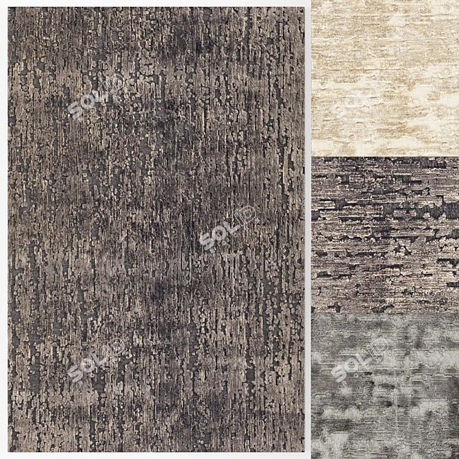 Title: Carter Set: Modern Italian Rugs 3D model image 2