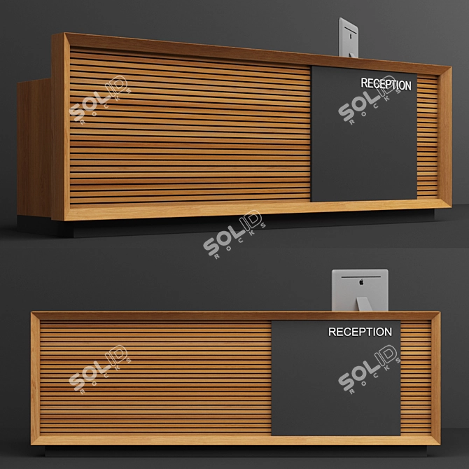 96 Channel Reception Amplifier 3D model image 1