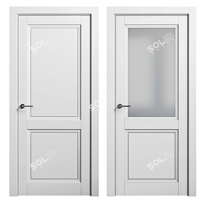 Elegant DORIAN doors OPERA Collection 3D model image 1