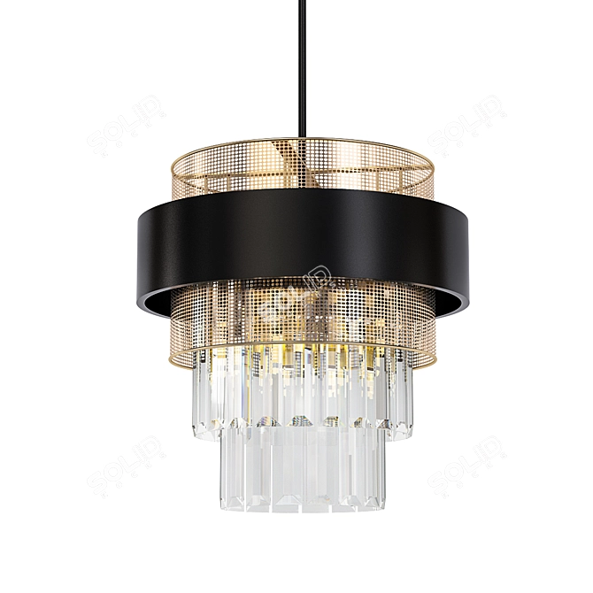 Moderno Pendant Light: ALSING ONE 3D model image 1