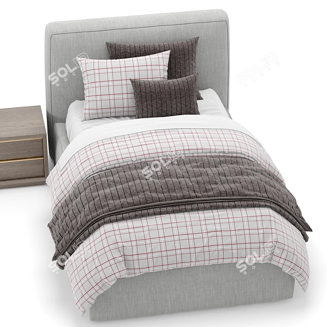 Elegant Brook Bed by RH Baby & Child 3D model image 3