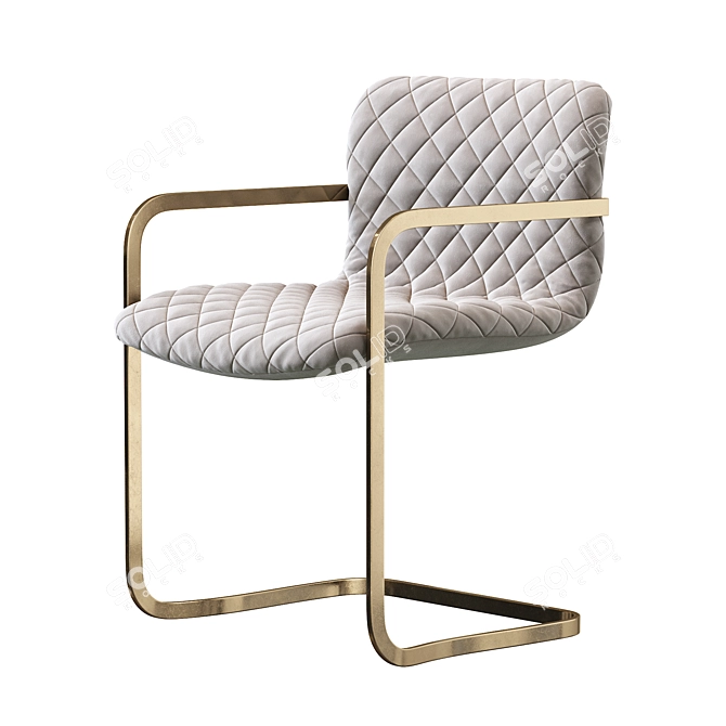 Kuga Bontempi Chair: Sleek and Stylish Seating 3D model image 2