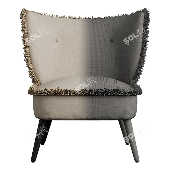 AM.PM Franck Armchair: Elegant and Cozy 3D model image 2