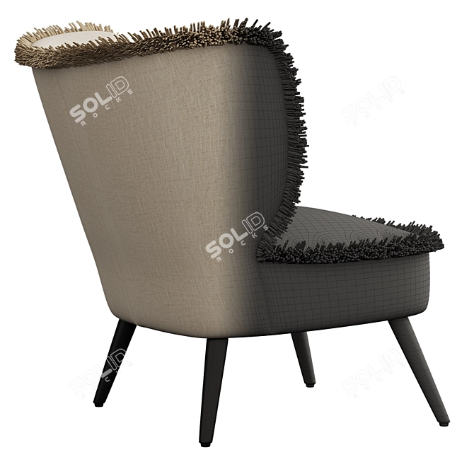 AM.PM Franck Armchair: Elegant and Cozy 3D model image 4