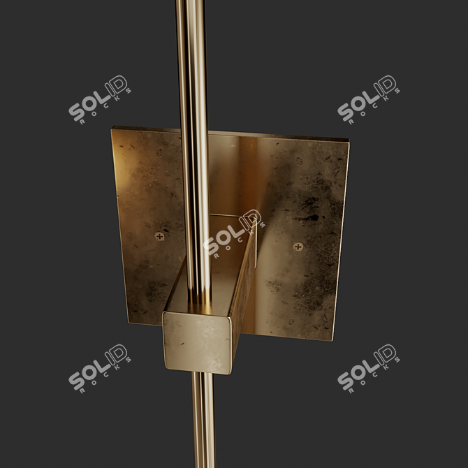 Elegant Tour Lighting Sconce 3D model image 3