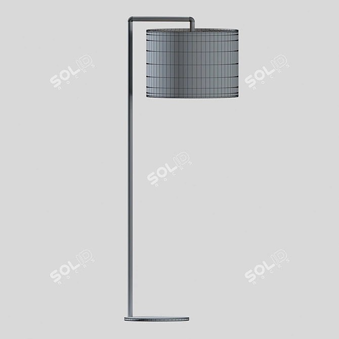 Elegant Read Noon Floor Lamp 3D model image 2