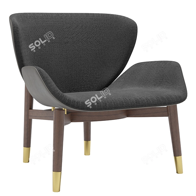 Luxury Jorgen Armchair: Exquisite Design for Ultimate Comfort 3D model image 8