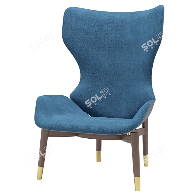 Luxury Jorgen Armchair: Exquisite Design for Ultimate Comfort 3D model image 9